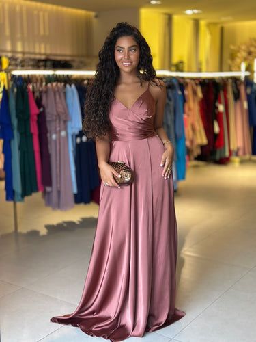 Vestido Valerie terracota