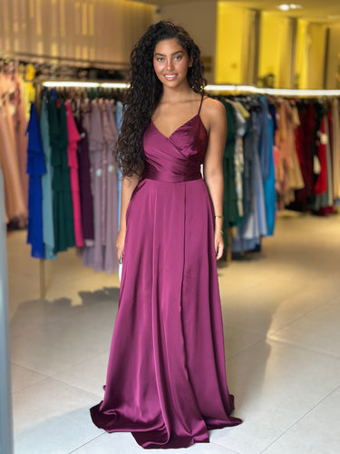 Vestido Valerie ameixa