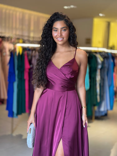 Vestido Valerie ameixa