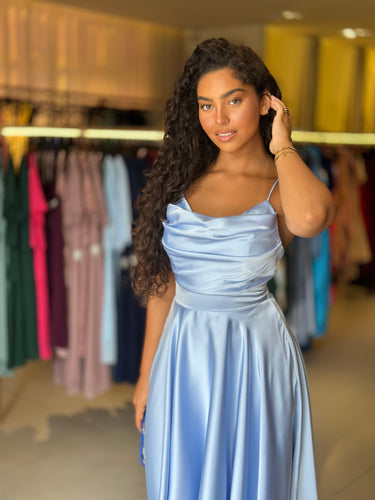 Vestido Gio azul claro