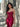 Vestido Ivy bordeaux