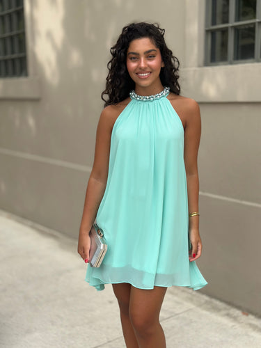 Vestido joy verde sage