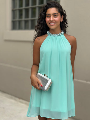 Vestido joy verde sage