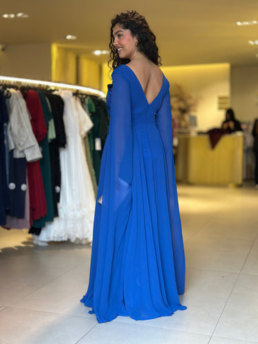 Vestido Brenda Azul Royal - SwagStore