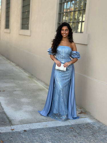 Vestido Gabriela azul claro