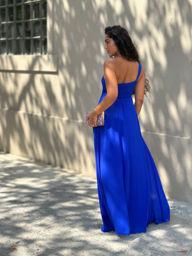 Vestido Wanda azul royal