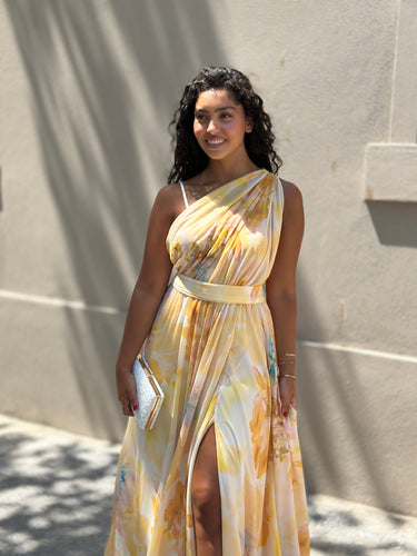 Vestido Orquídea amarelo