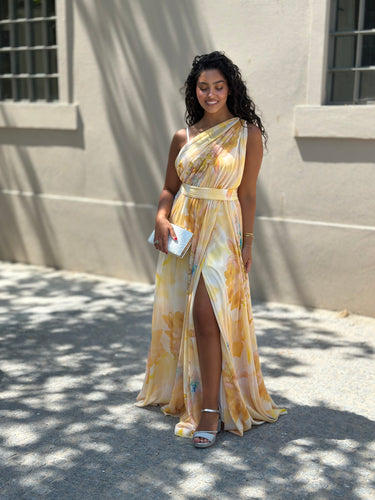 Vestido Orquídea amarelo