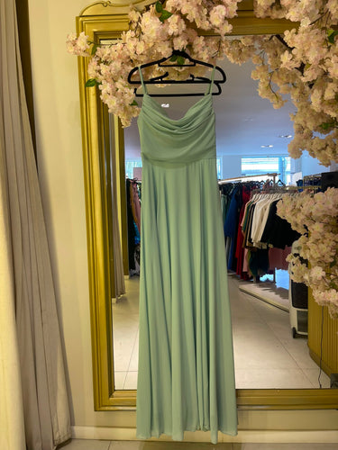 Vestido Dora verde sage