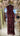 Vestido thais bordeaux