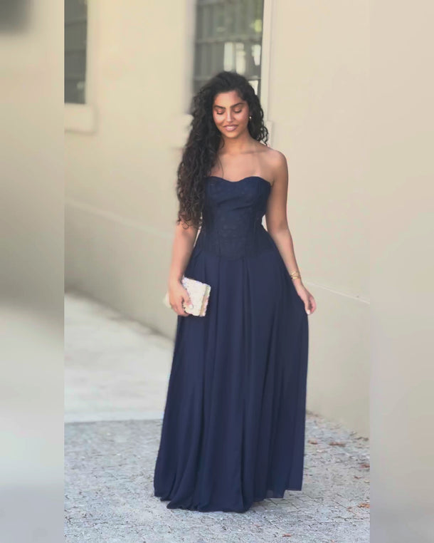 Patricia azul navy